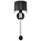 Nuvo Teagon 1-Light Wall Sconce Matte Black Metal Shade 60/7756 - alternate 4